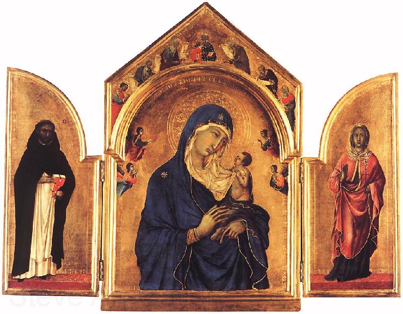 Duccio di Buoninsegna Triptych dfg France oil painting art